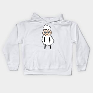 cute little sheep Kids Hoodie